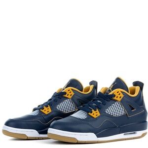 Jordan 4 “Dunk from Above” Navy and Maize (Michigan). Size 5Y / W6.5 Like New